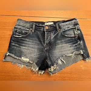 Free People denim shorts